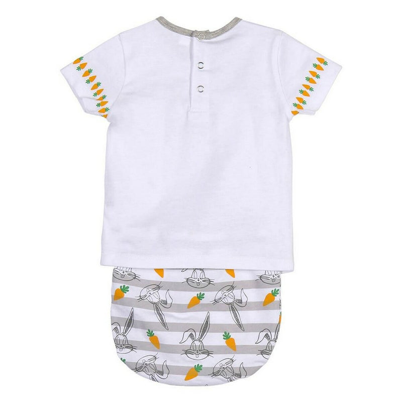 Set of clothes Looney Tunes Baby White Grey