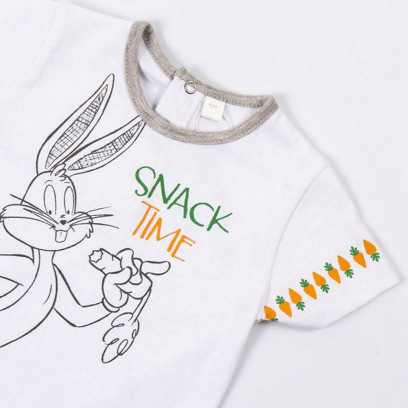 Set of clothes Looney Tunes Baby White Grey