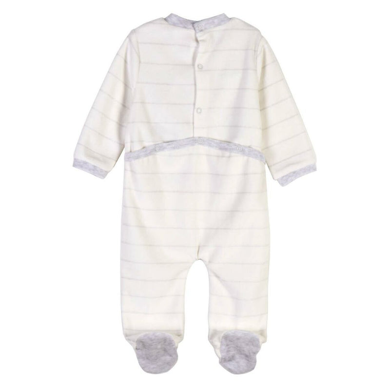 Baby's Long-sleeved Romper Suit Snoopy Yellow Grey