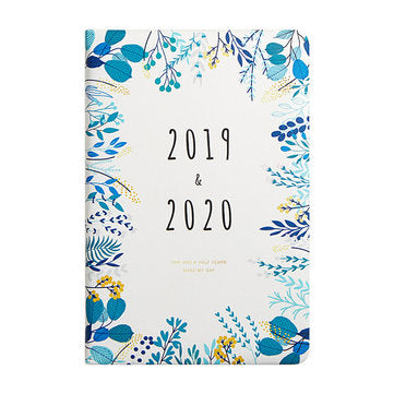 2021-2021 Weekly Monthly Agenda Planner Monthly Weekly Plan Portable Notebook Cute Diary Flower Schedule Office Stationery