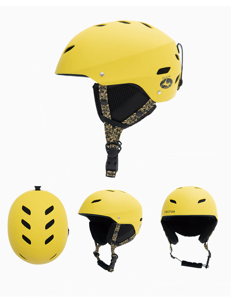 Child ski protective helmet