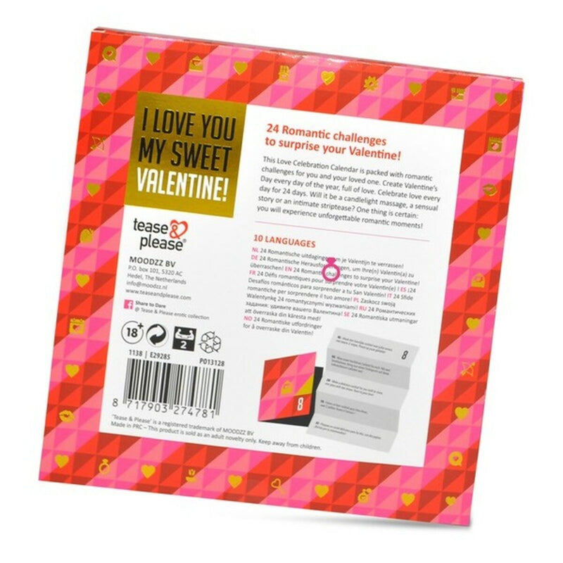 Erotic Game Valentine Advent Calendar Tease & Please (NL-DE-EN-FR-ES-IT-PL-RU-SE-NO)