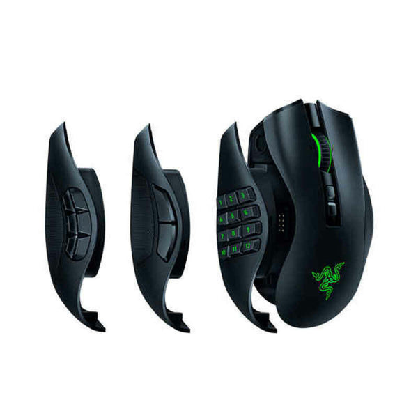 Gaming Mouse Razer Naga Pro RGB 6400 DPI Black Green