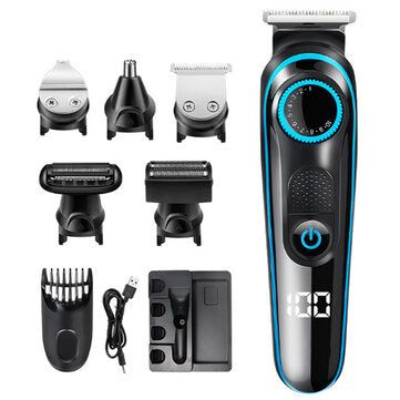 100-240V Rechargable Hair Clipper Multifunctional Hair Trimmer Electric Shaver Razor For Face Beard Moustache Barber.