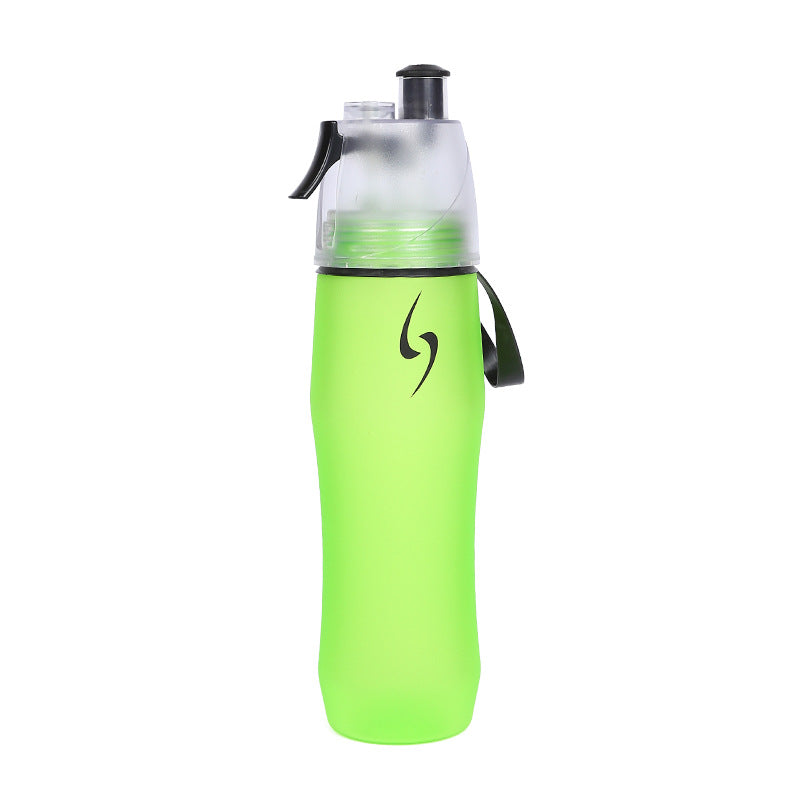Plastic spray sports bottle