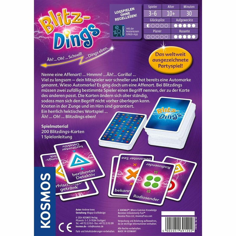 Board game Blitzdings KOSMOS 691202 (Refurbished A)