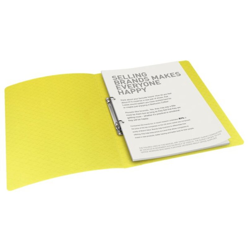 Ring binder Esselte A4 Yellow (Refurbished A+)