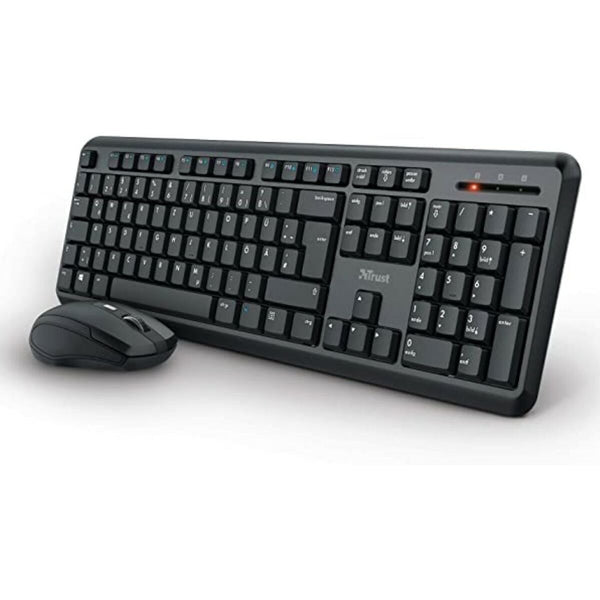 Keyboard and Wireless Mouse Trust 24080 QWERTZ (Refurbished A)