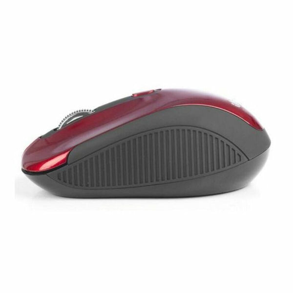Optical Wireless Mouse NGS HAZERED 800/1600 dpi Red Black