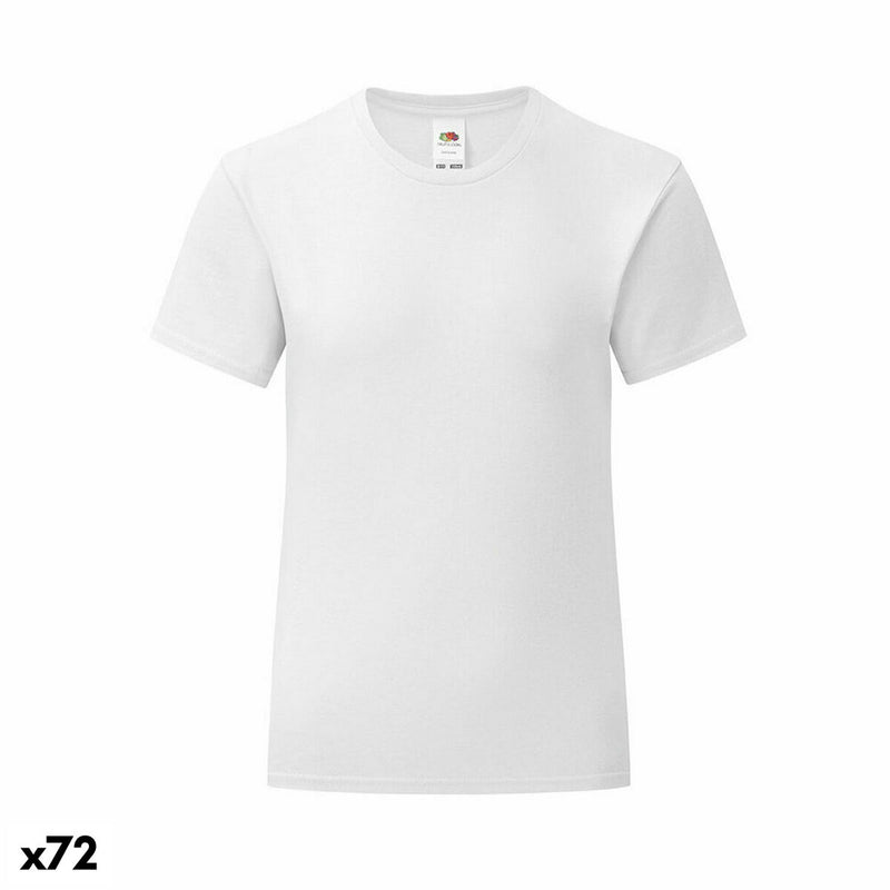 Child's Short Sleeve T-Shirt 141321 White (72 Units)