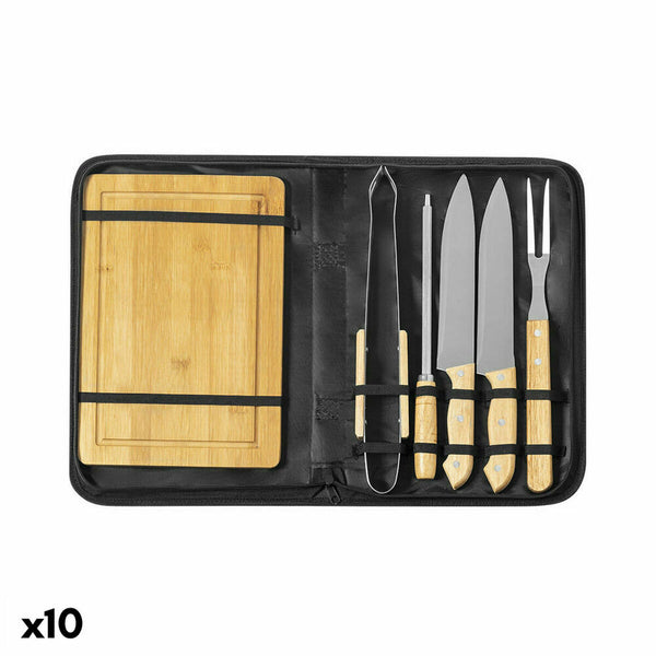 Barbecue utensils 141112 Bamboo 10Units (6 Pieces)