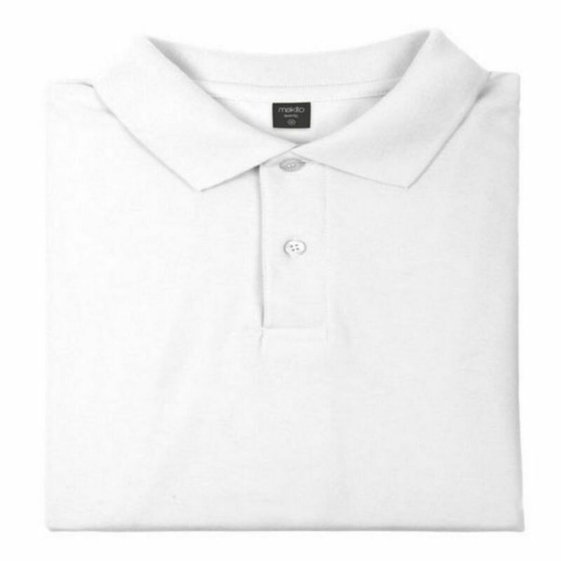 Men’s Short Sleeve Polo Shirt 144771 White (10Units)