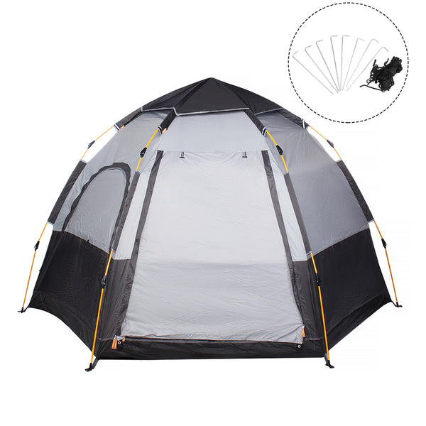 3-4 Persons Camping Tent Anti-UV Sunshade Shelter Automatic Up Tent Outdoor Camping Family Travel Tent