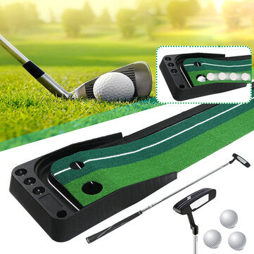 3M Golf Putting Mat Putter 3 Pcs Golf Ball Golf Putter Trainer Ball Return Tools Golf Fairway