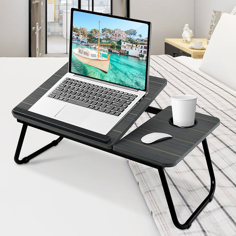 Foldable Stand Desk on the Bed Liftable Laptop Table Stable Anti-slip Indoor Bed Dormitory Table