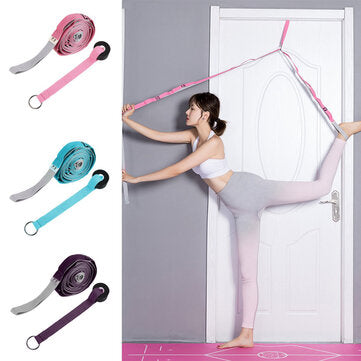 2.4M Doorway Yoga Band Shoulder Legs Stretch Hanging Strap Gymnastics Home Fitness Exercise Tools