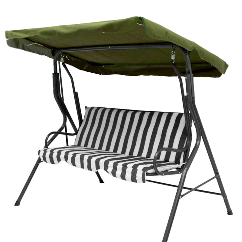 2/3 Seaters Swing Chair Garden Hammock Anti-UV Replacement Canopy Spare Cover
