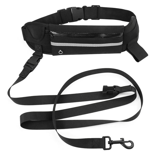 Collar Running Suit Reflective Waist Bag Cat And Dog Waist Bag Traction Rope