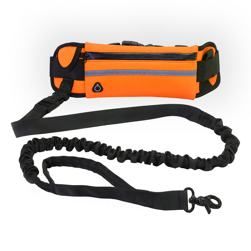 Sports Traction Rope High Elasticity Anti-Collision Outdoor Running Tactics Waist Dog Leash