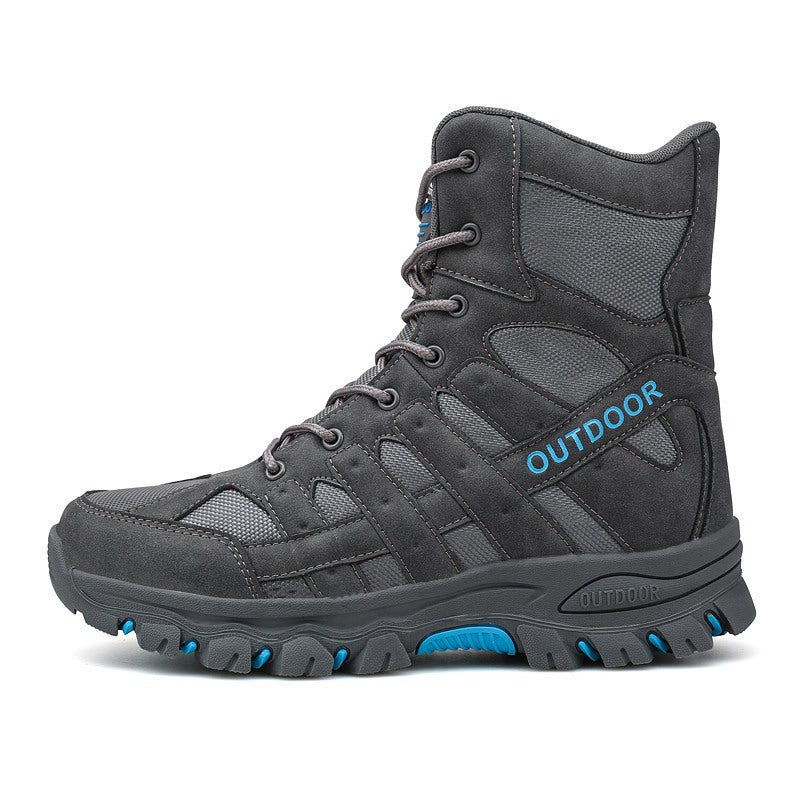 2021 Cross-border Large Size Outdoor Mountaineering Tactical Boots Men's Tactical High-top Foreign Trade Casual Men's Military Boots Wholesale On Behalf Of